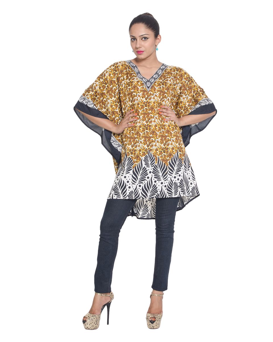 Mini Tunic Leopard Polyester Plus Size For Women