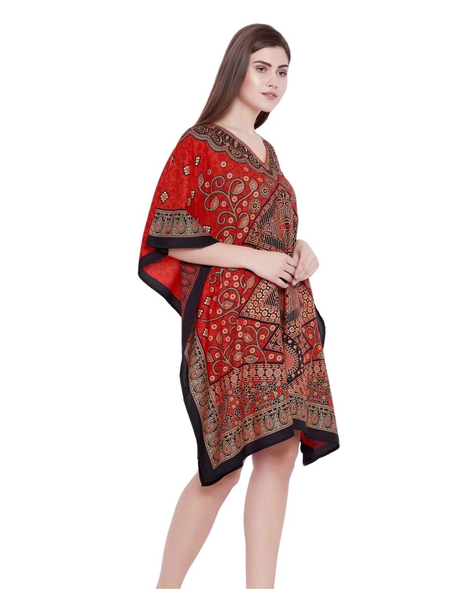 Mini One Size Polyester Kimono Style Tunic For Plus Size Women