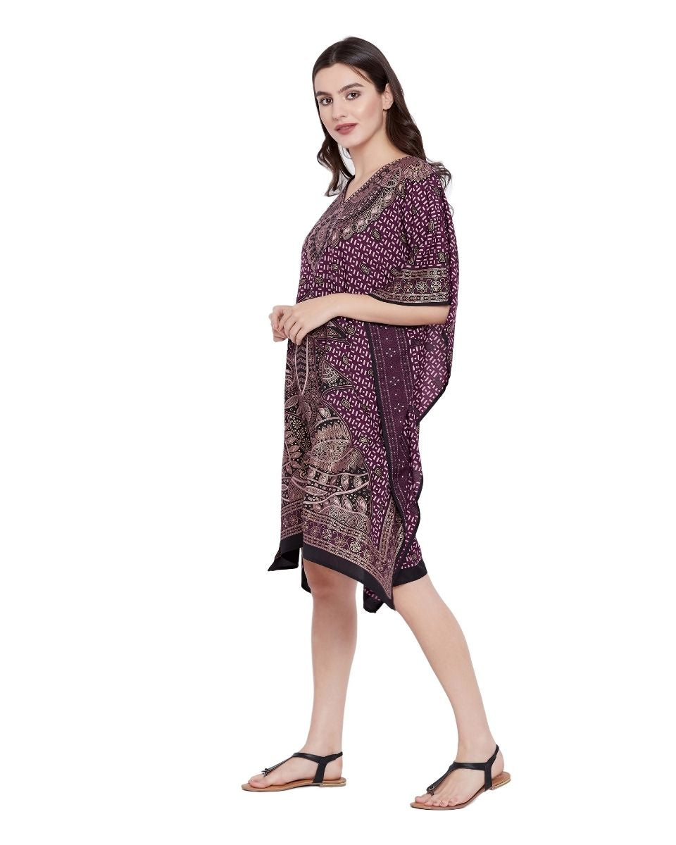 Comfortable Short Tunic Polyester For Plus Size Women