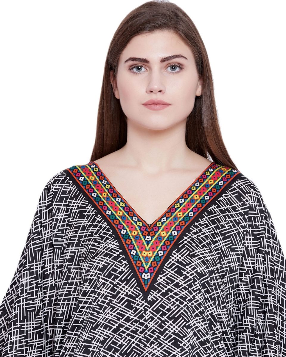 Top One Size Polyester Kimono Sleeve Tunic For Plus Size Women