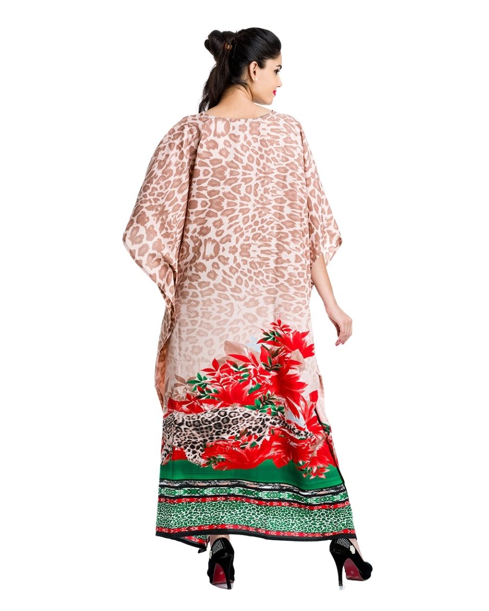 Night Plus Size Kaftan Kimono Sleeve Polyester For Women