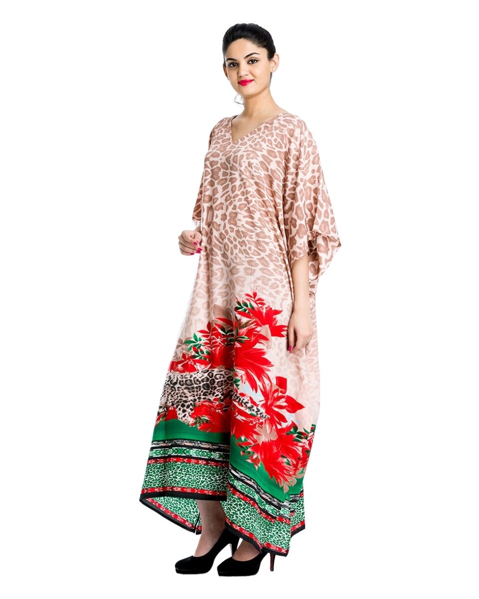 Night Plus Size Kaftan Kimono Sleeve Polyester For Women