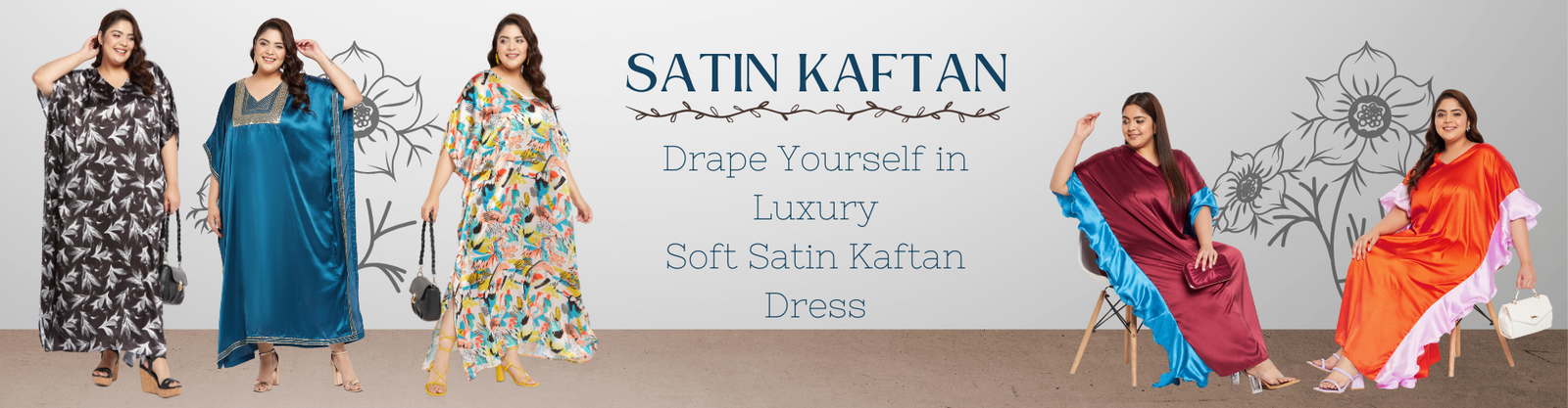 Find your individual Satin Kaftan for women look at Gypsieblu