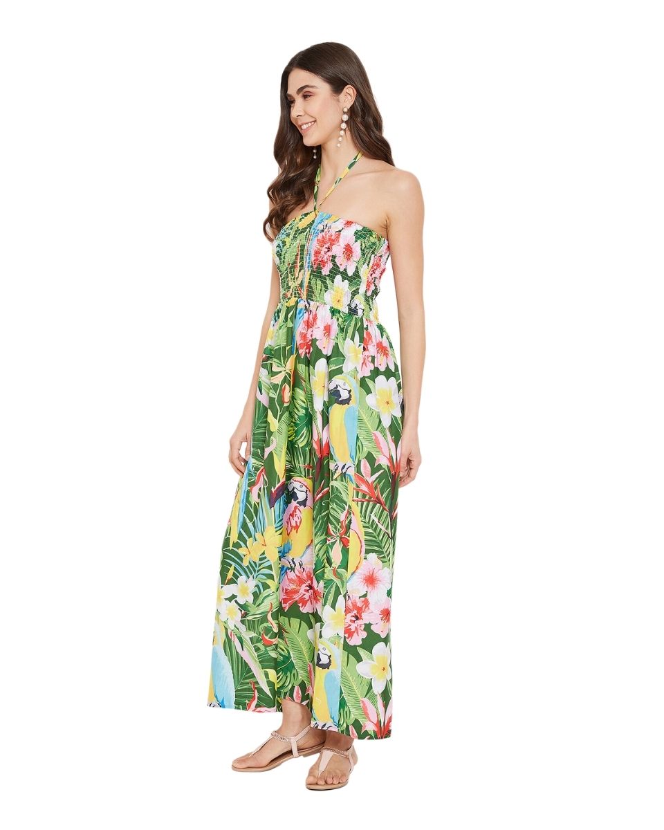 long floral maxi dress