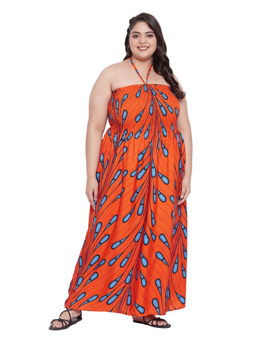 Women African Ankara Batik Long Tube Dress