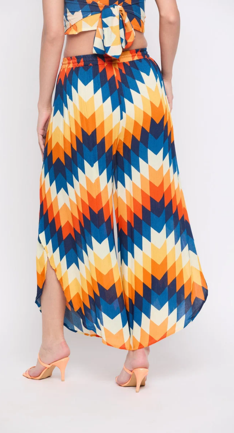 Multicolor Digital Print Rayon Bottom Pants for Women S-XL | GypsieBlu