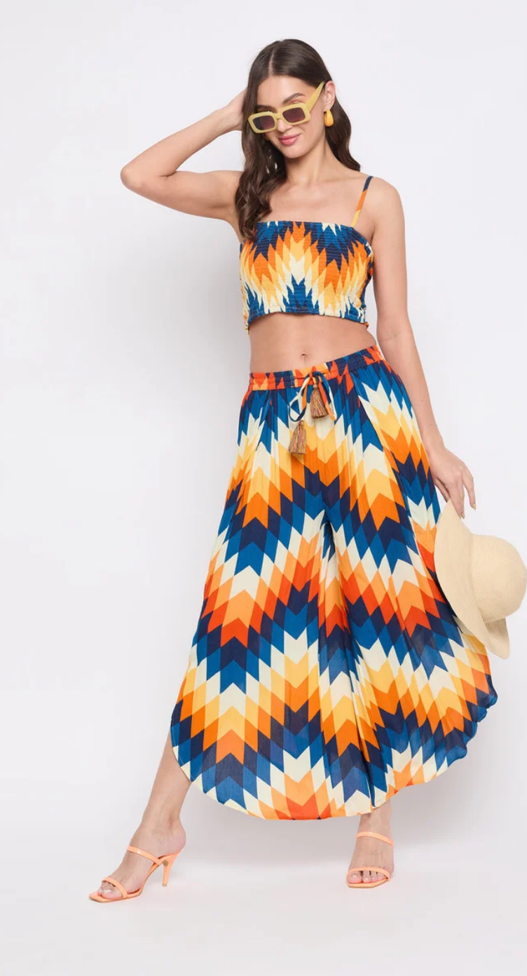 Multicolor Abstract Printed Rayon Top for Women S-XL | GypsieBlu
