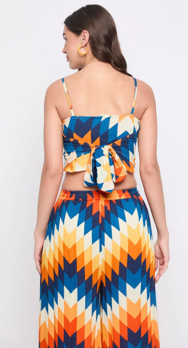 Multicolor Abstract Printed Rayon Top for Women S-XL | GypsieBlu