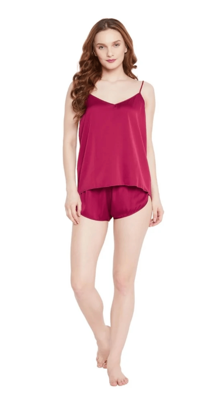 Red Satin Shorts for Women S-XL | GypsieBlu