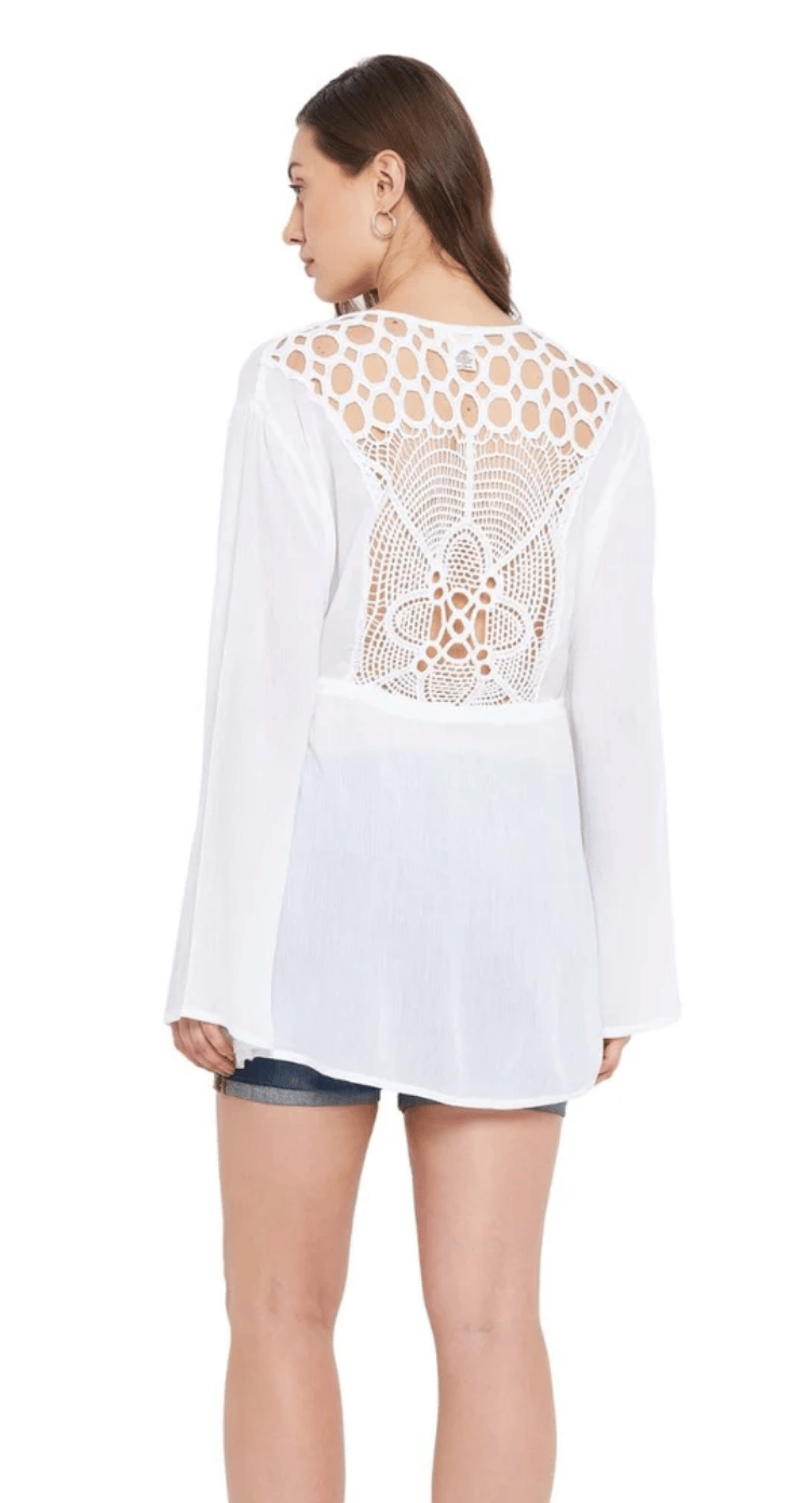White Rayon Cover Ups for Women S-XL | GypsieBlu