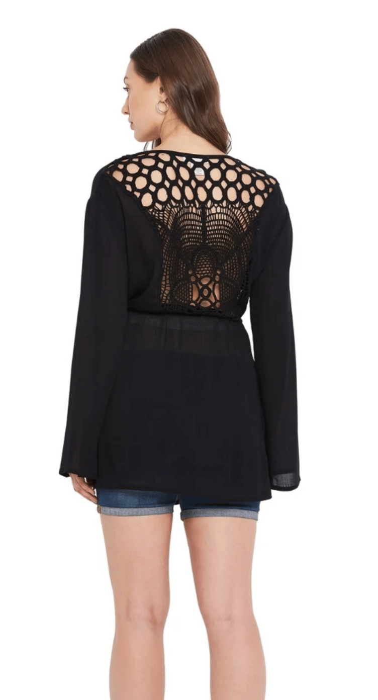Black Rayon Cover Ups for Women S-XL | GypsieBlu