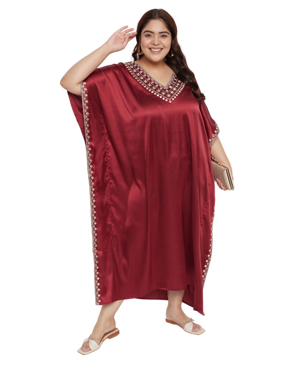 Stylish Red Long Dress For Women