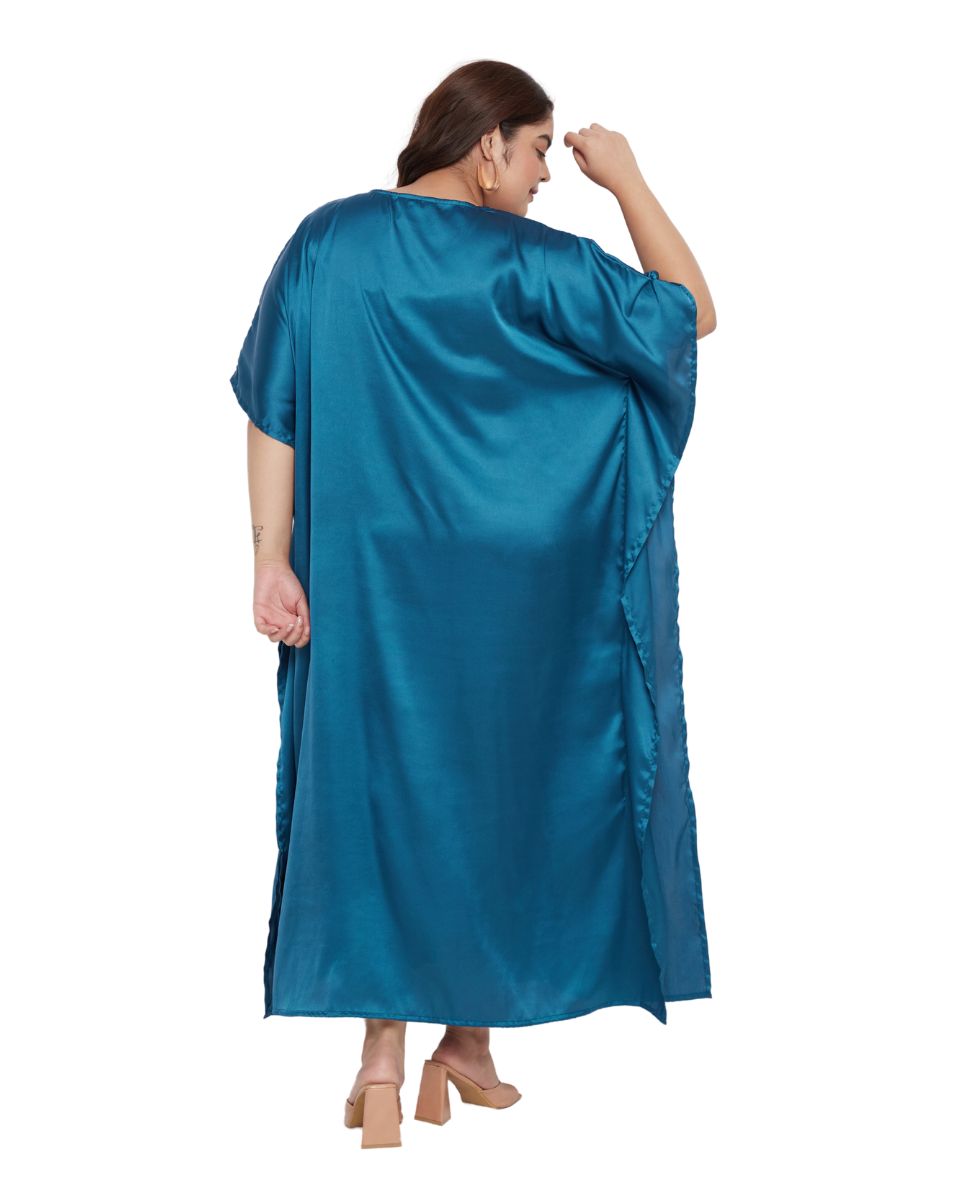 Exclusive Corsair Blue Kaftan Dress for Women