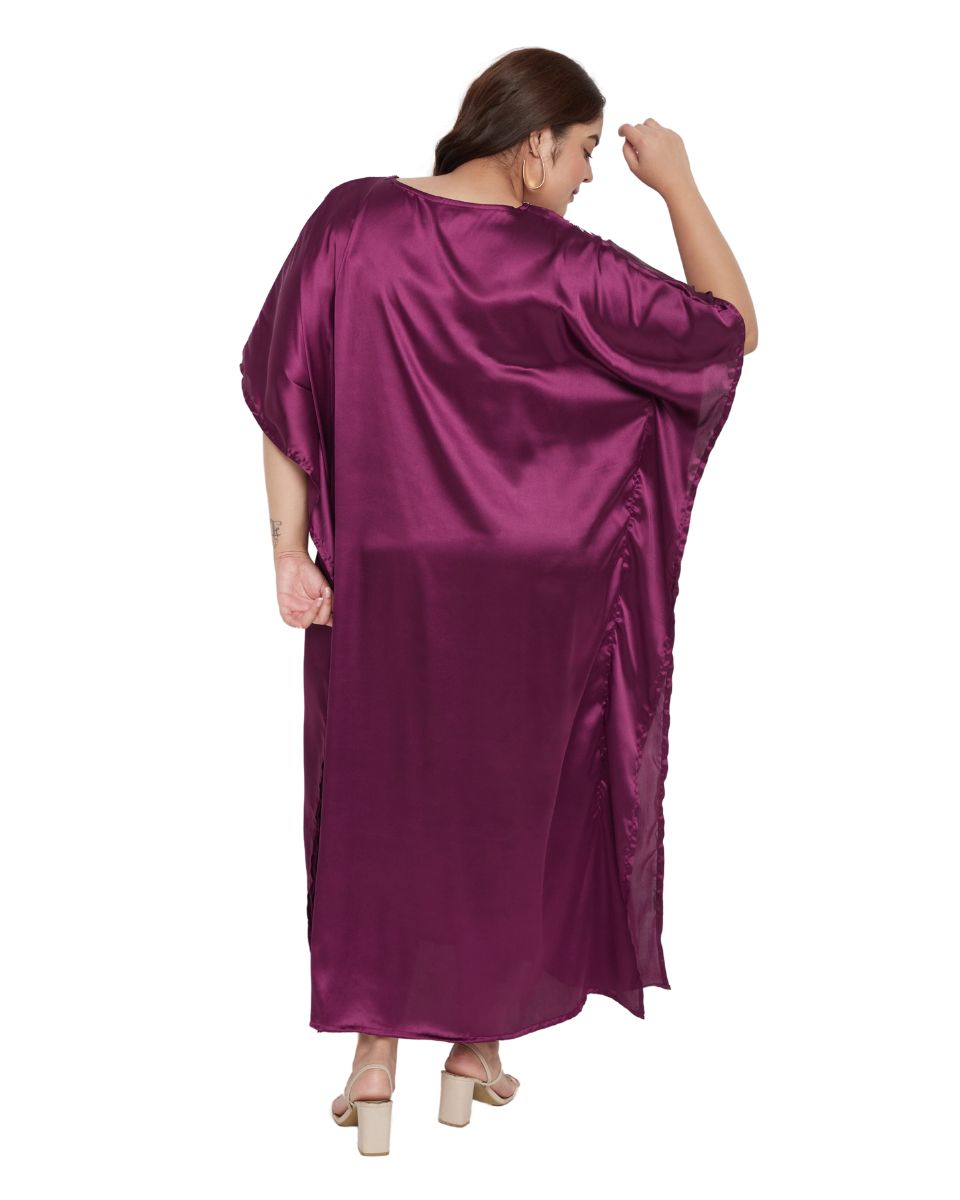 Feminine Purple Lace Dress