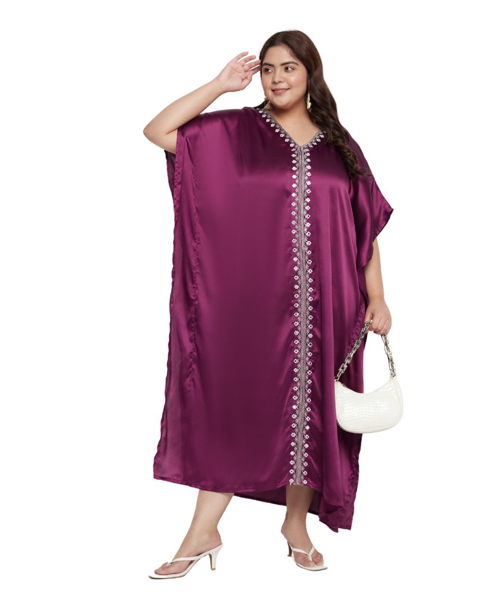 Satin and Lace Glamour Kaftan Style