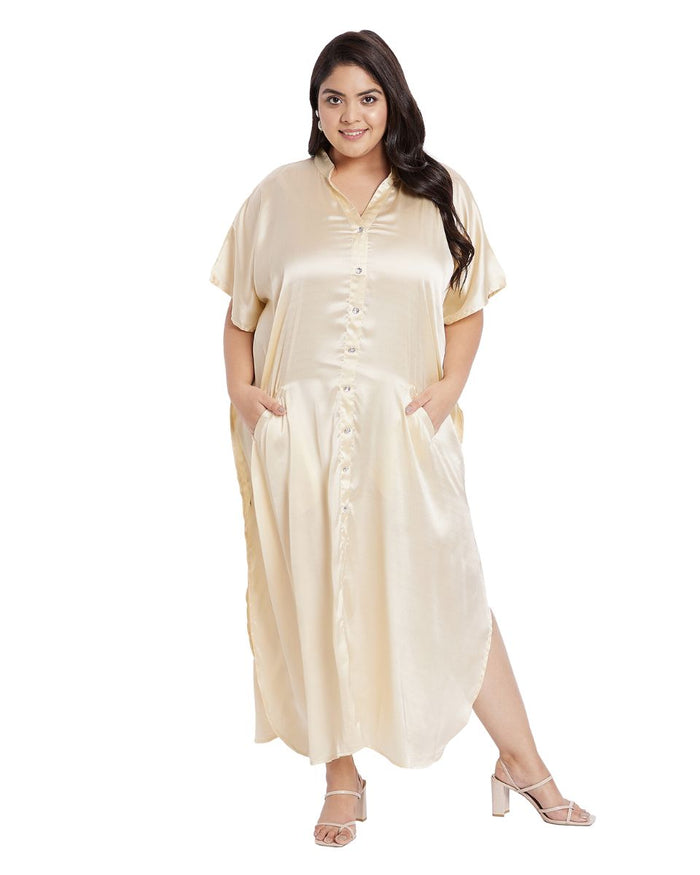 KAFTAN WITH BUTTON UP SLEEVES MIND YOUR MANOR