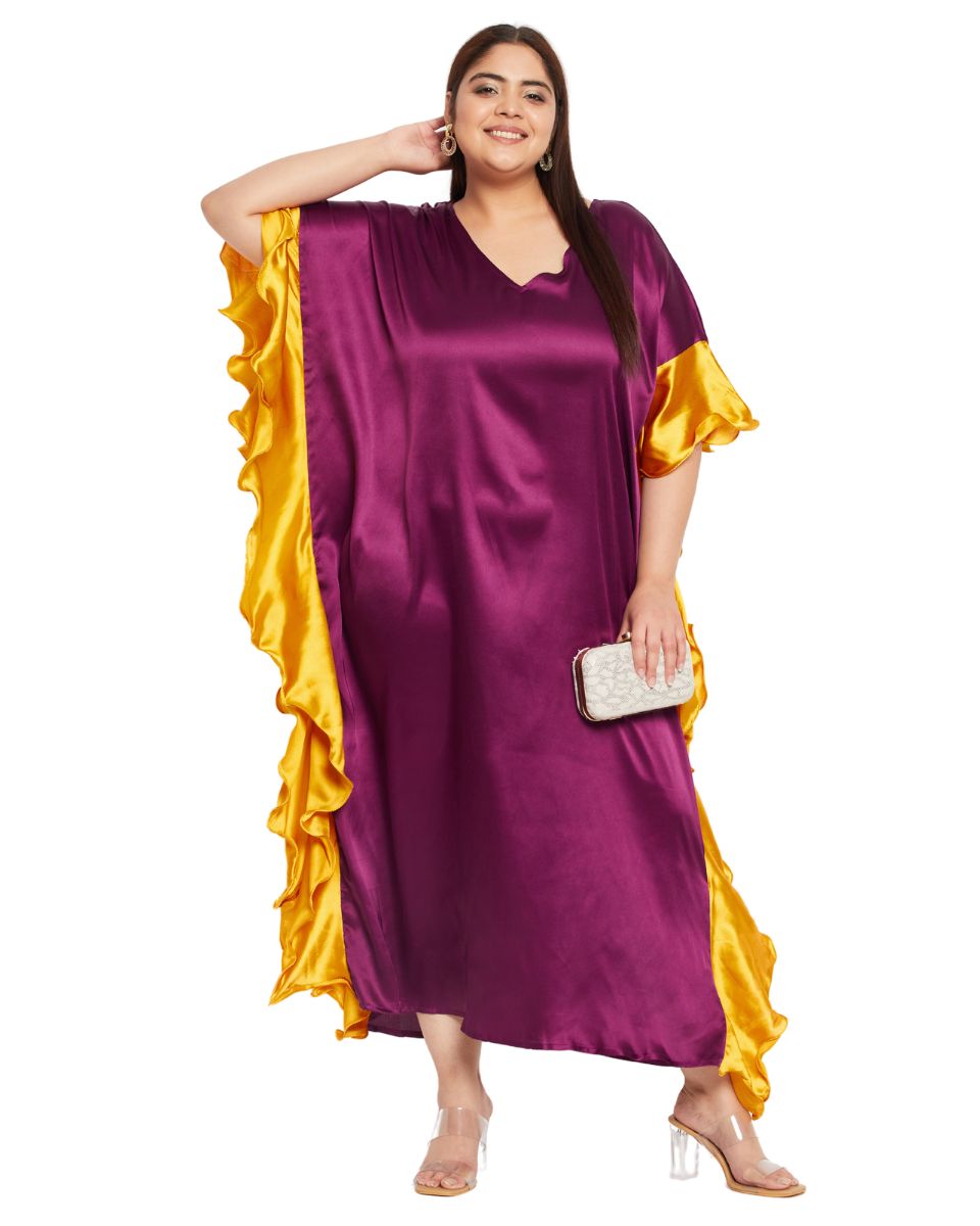 Women's Fashion Wear in Mauve Satin