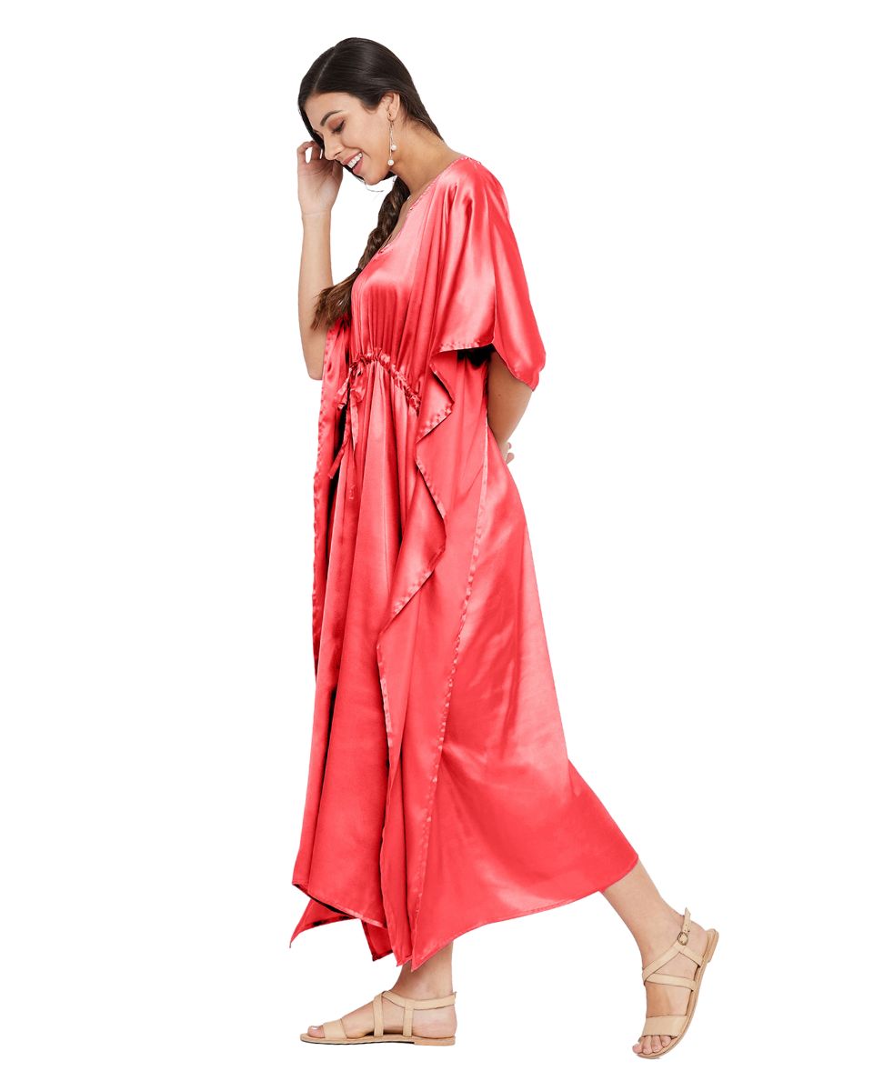  Kimono Sleeve Maxi Kaftan