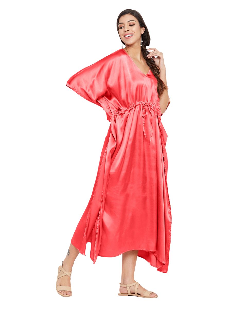 Trendy Satin Maxi Dress