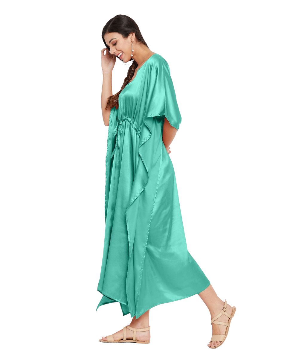 kaftan kain satin