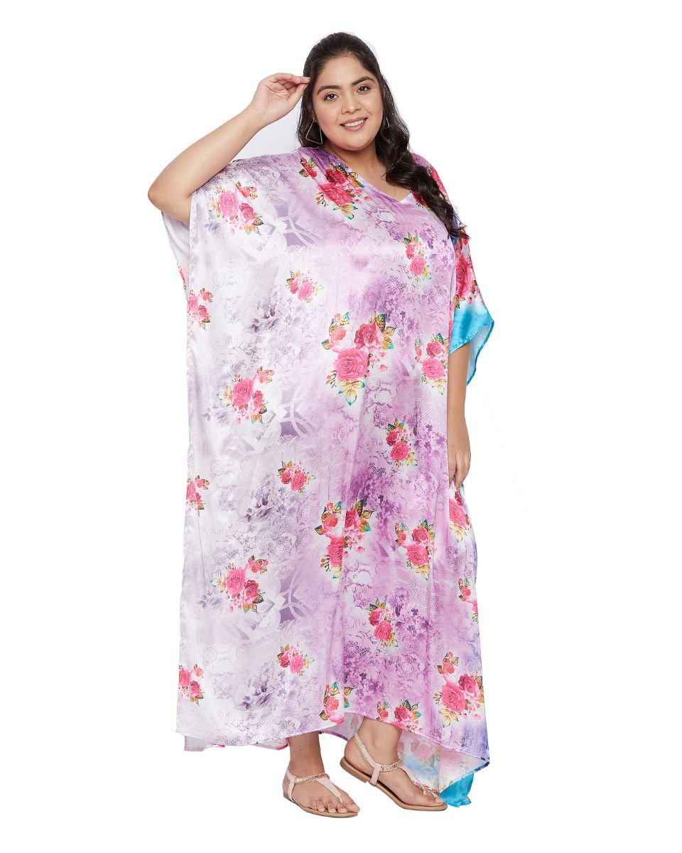  Kimono Sleeve Maxi Kaftan