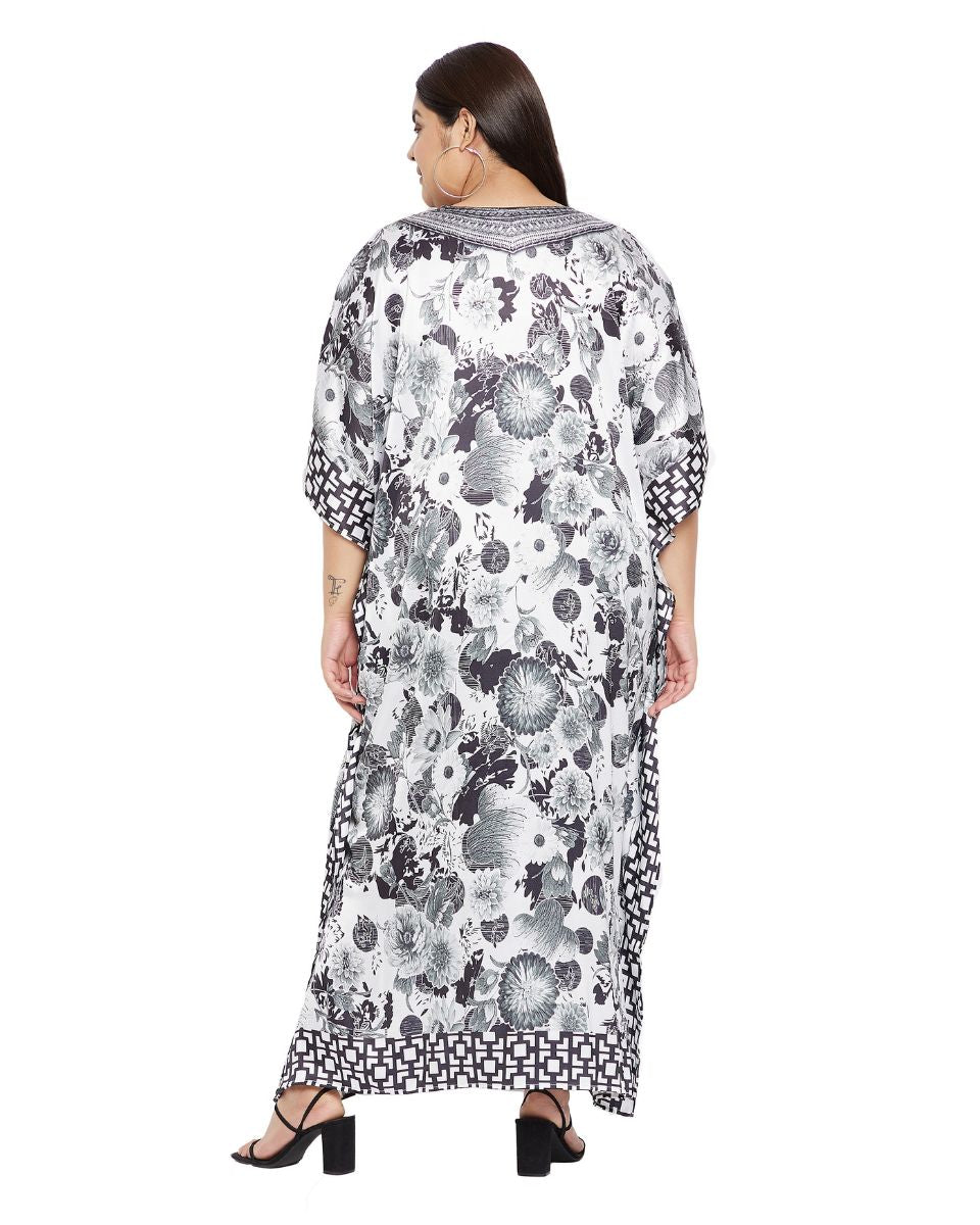 Plus Size Kimono Sleeve Kaftan for summer