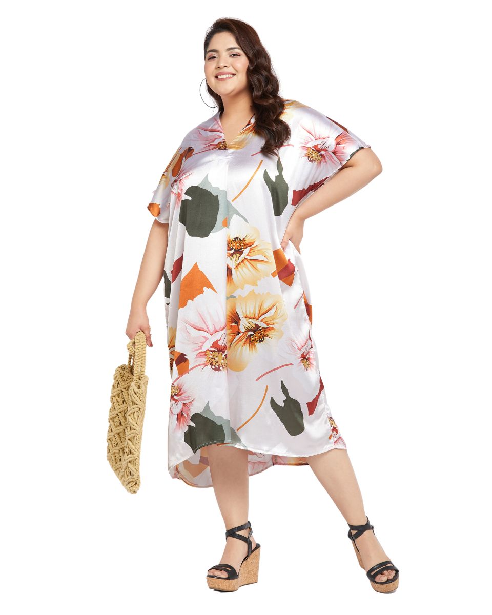 Stylish Calf-Length Kaftan for Women